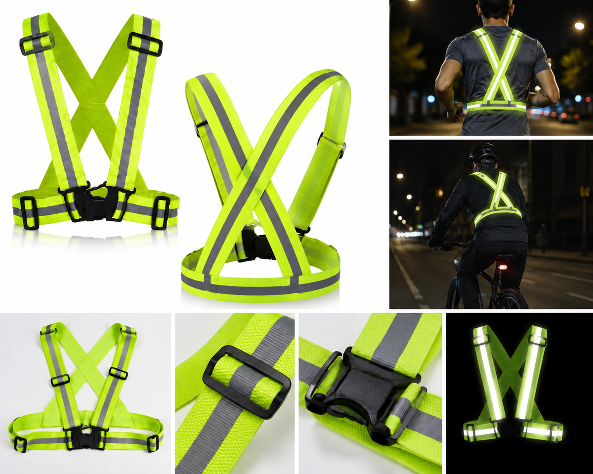Reflective Safety Harness Vest