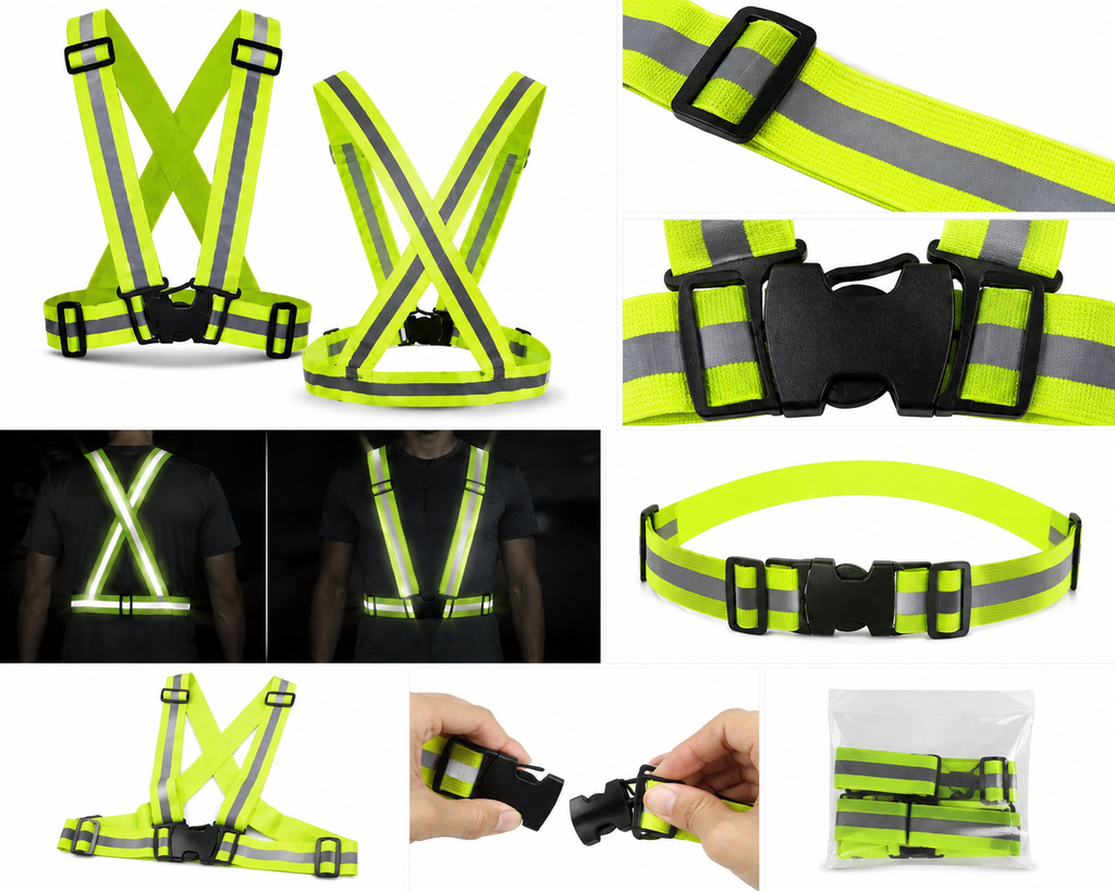 Reflective Safety Harness Vest