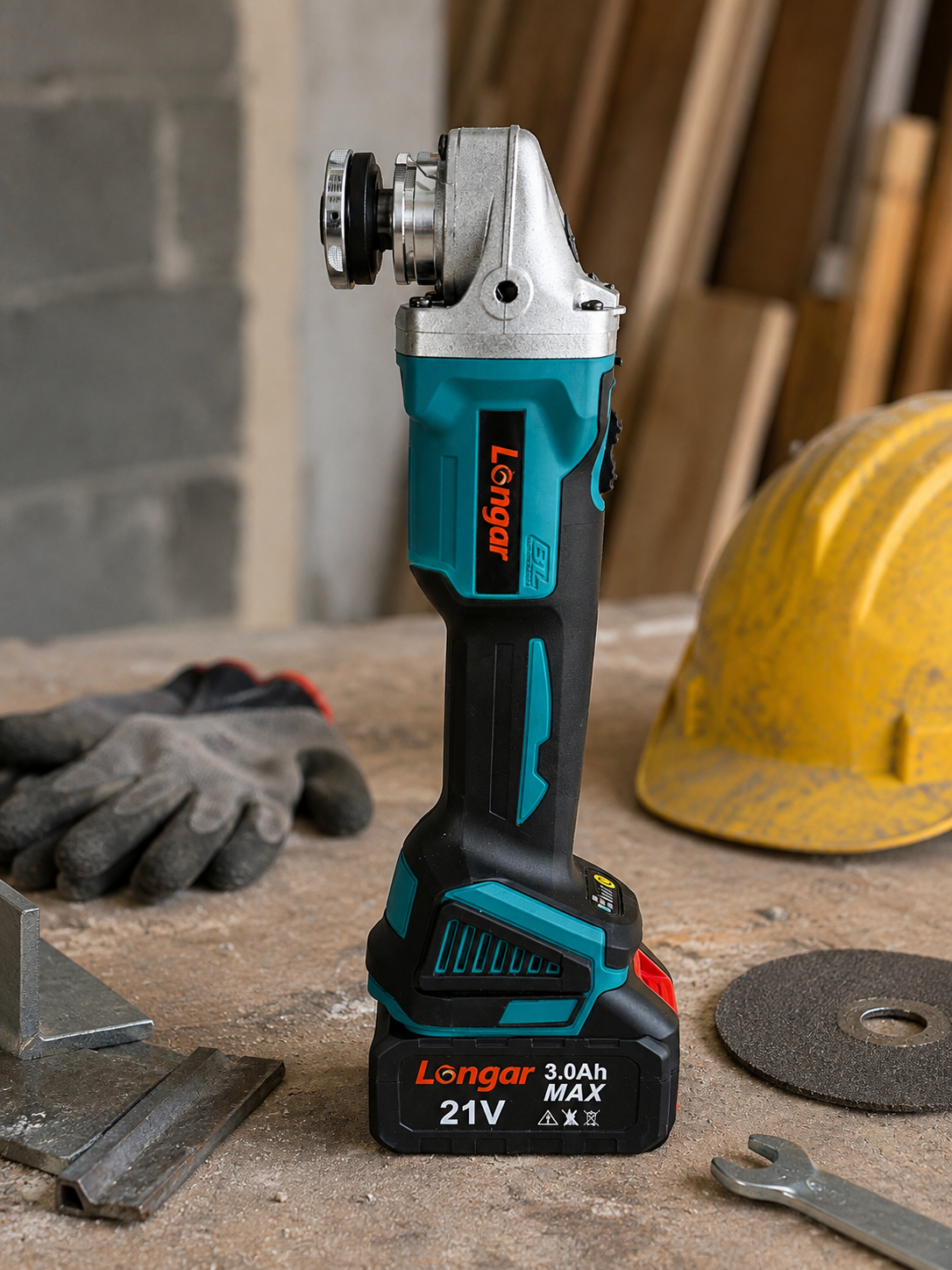 Cordless Angle Grinder Kit – 3.0Ah