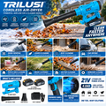 Air-Dryer & Blower, Leaf Blower, Snow Blower  – Powerful Airflow, 2 × 4.0Ah Lithium-Ion Batteries, Fast Charger & Multi-Purpose Nozzles