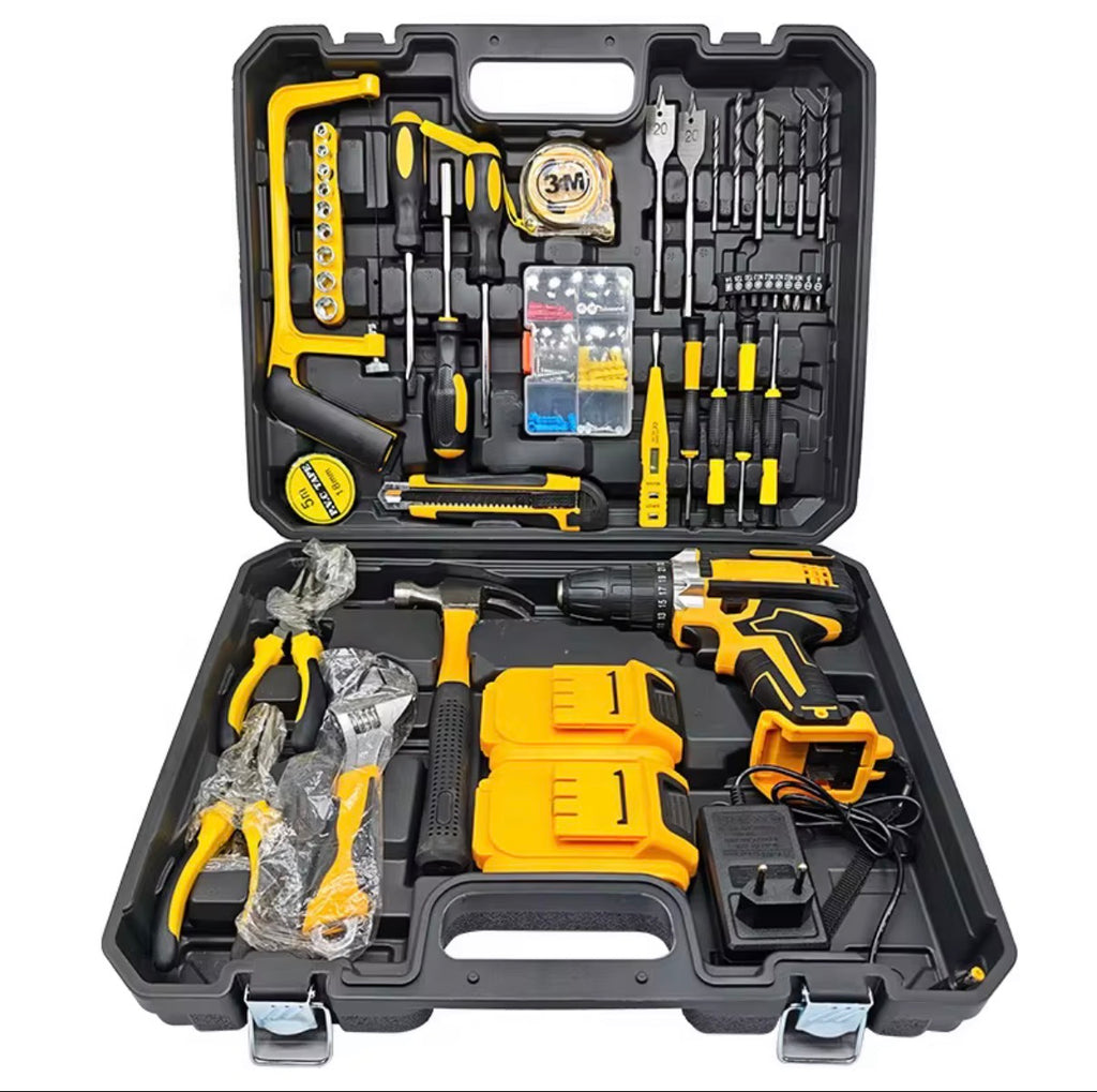21V Drill Tool Set with Accessories