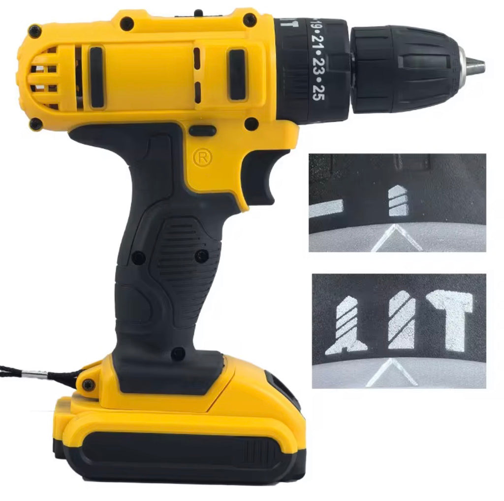 Cordless Drill Kit with 2 Batteries