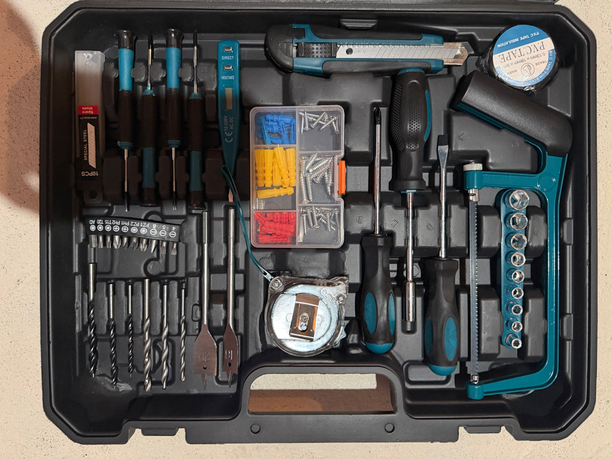 21V Drill Tool Set with Accessories