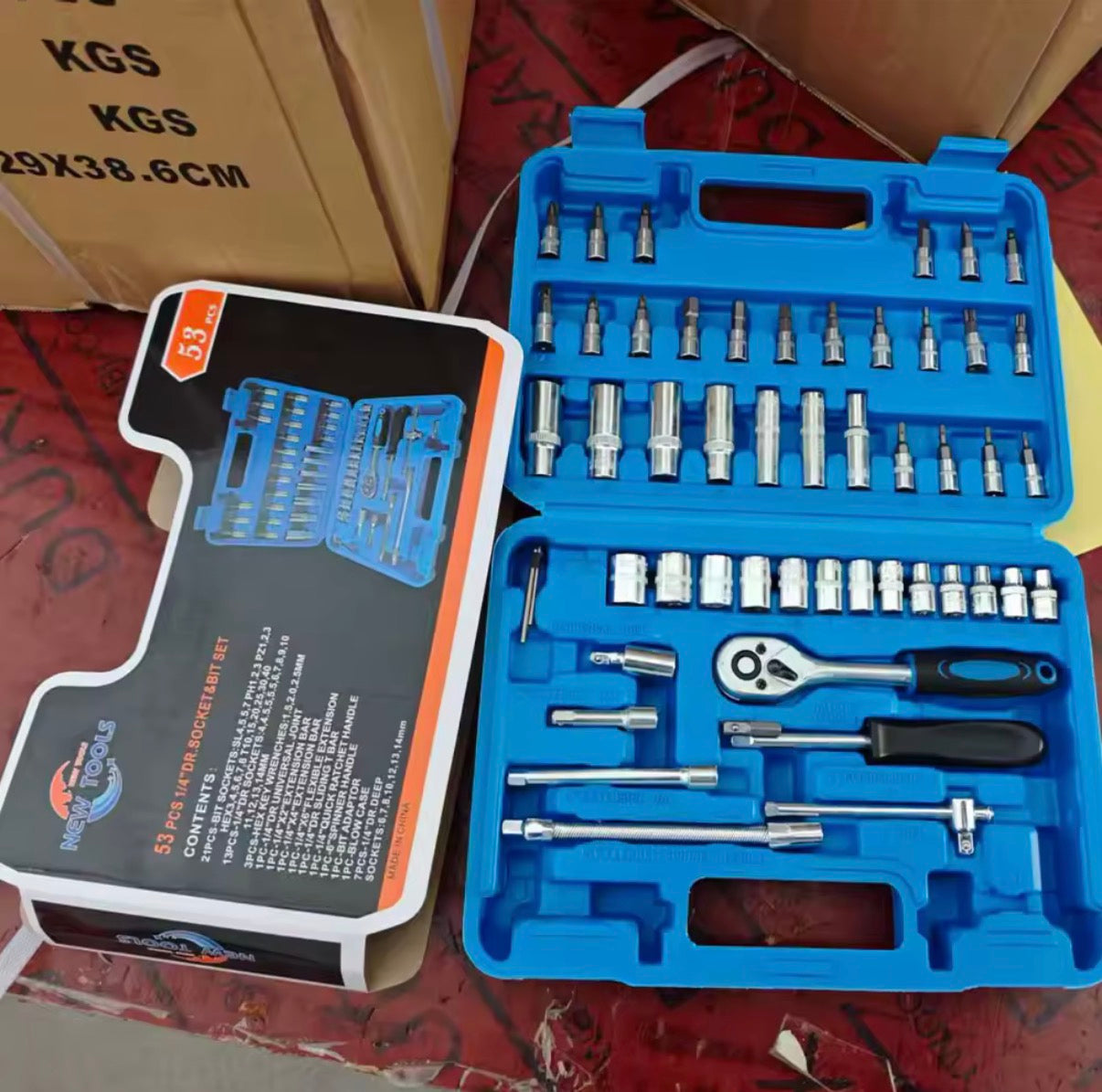 High Quality Car Repair Hardware Tool Set Various Socket With Ratchet Wrench Hardware Tool Set