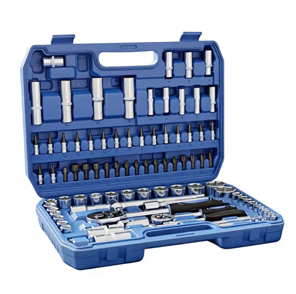 Socket Wrench Tool Set with Carrying Case, 94-Piece