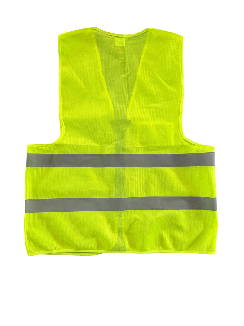 High-Visibility Safety - Vest Pack of 5,  Reflective Strips, Zipper Closure, ID Pocket, Neon Yellow/Orange
