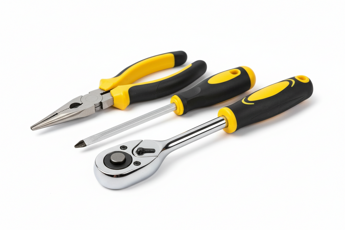 Multi-Purpose 108-Piece Tool Set with Ratchet, Sockets, Wrenches & Screwdrivers – Portable Carrying Case