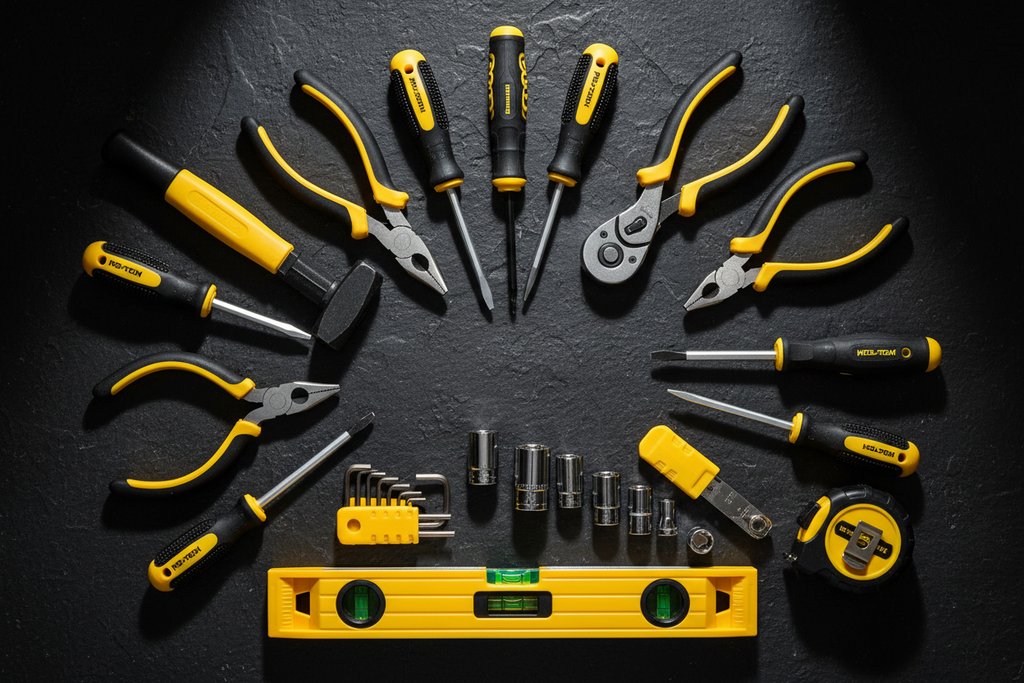 Multi-Purpose 108-Piece Tool Set with Ratchet, Sockets, Wrenches & Screwdrivers – Portable Carrying Case